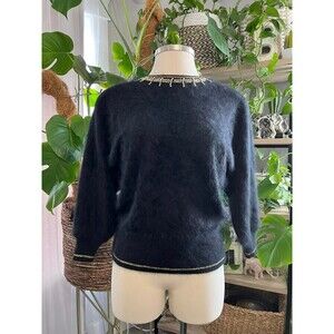 vintage nina austin dutside rabit hair 80423 sweater size medium